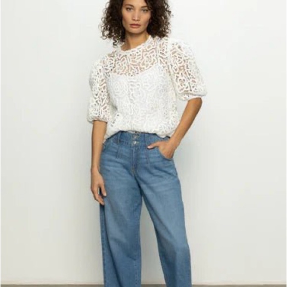 Sanctuary Cherished Lace Tee White